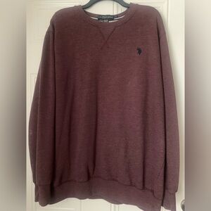 U.S. Polo Assn. Burgundy Crewneck Sweatshirt Size XXL